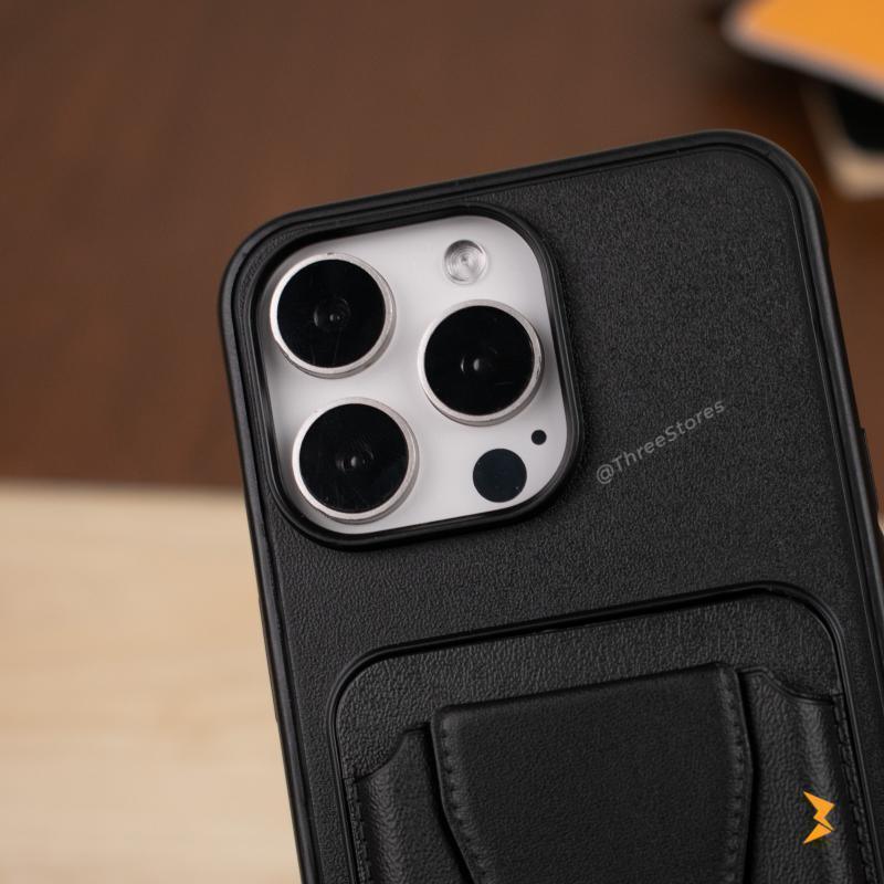 HDD Fionke Stand Leather Case iPhone 14 Pro - Three