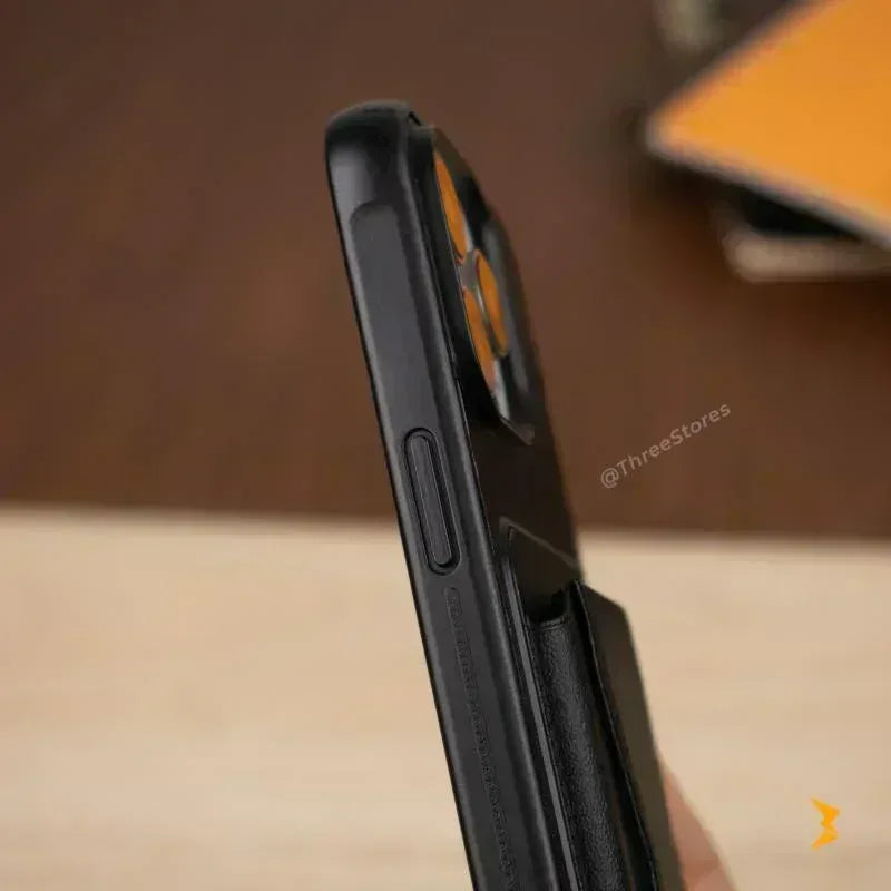 HDD Fionke Stand Leather Case iPhone 14 Pro - Three