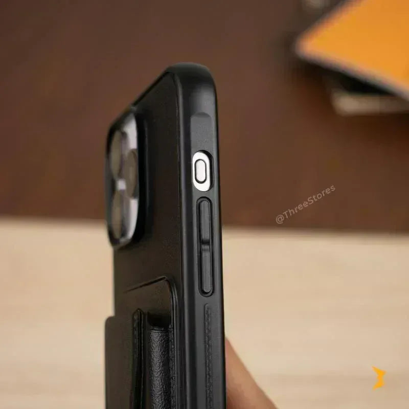 HDD Fionke Stand Leather Case iPhone 14 Pro - Three