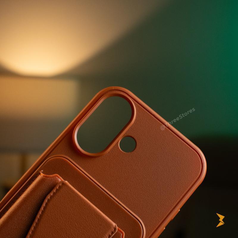 HDD Fionke Stand Leather Case iPhone 16 - Three