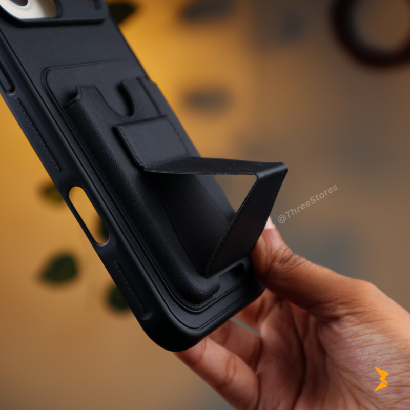HDD Fionke Stand Leather Case iPhone 17 Pro Max