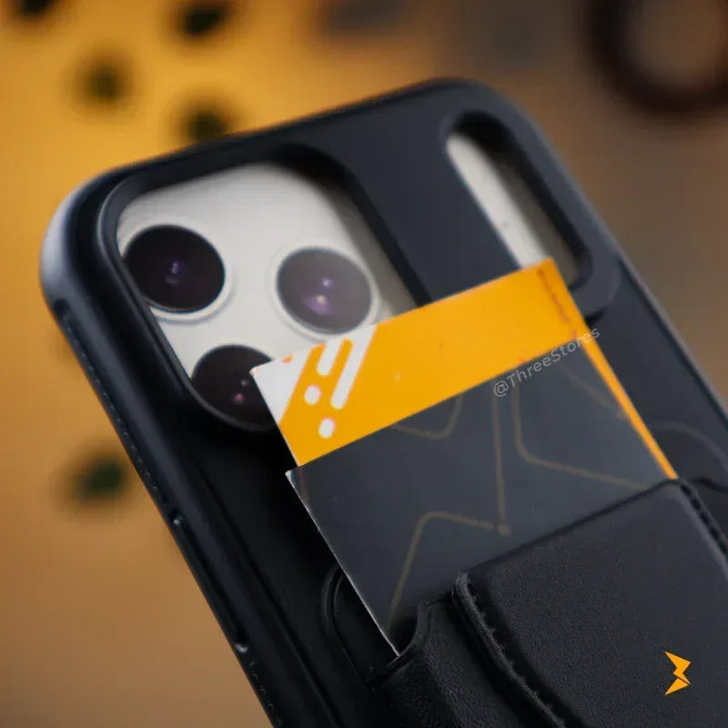HDD Fionke Stand Leather Case iPhone 17 Pro Max - Three