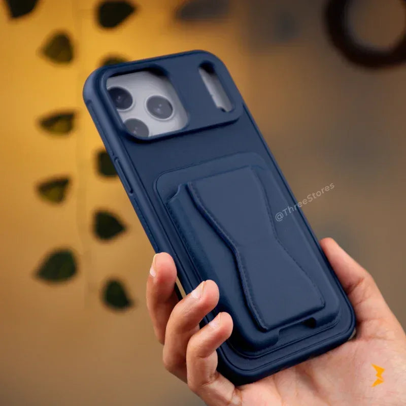 HDD Fionke Stand Leather Case iPhone 17 Pro Max - Three