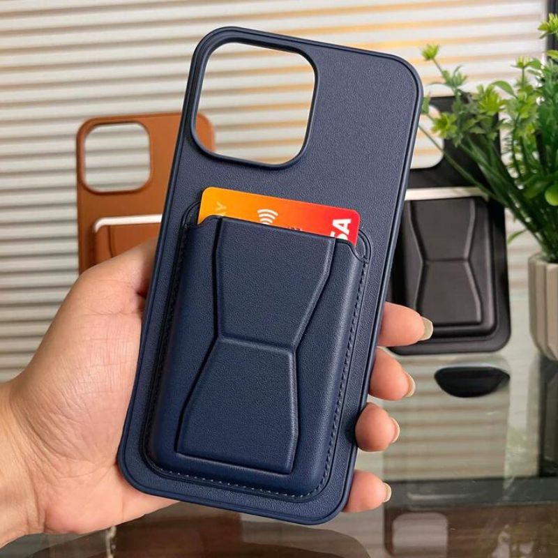 iPhone 15 Pro Max Wallet Case blue