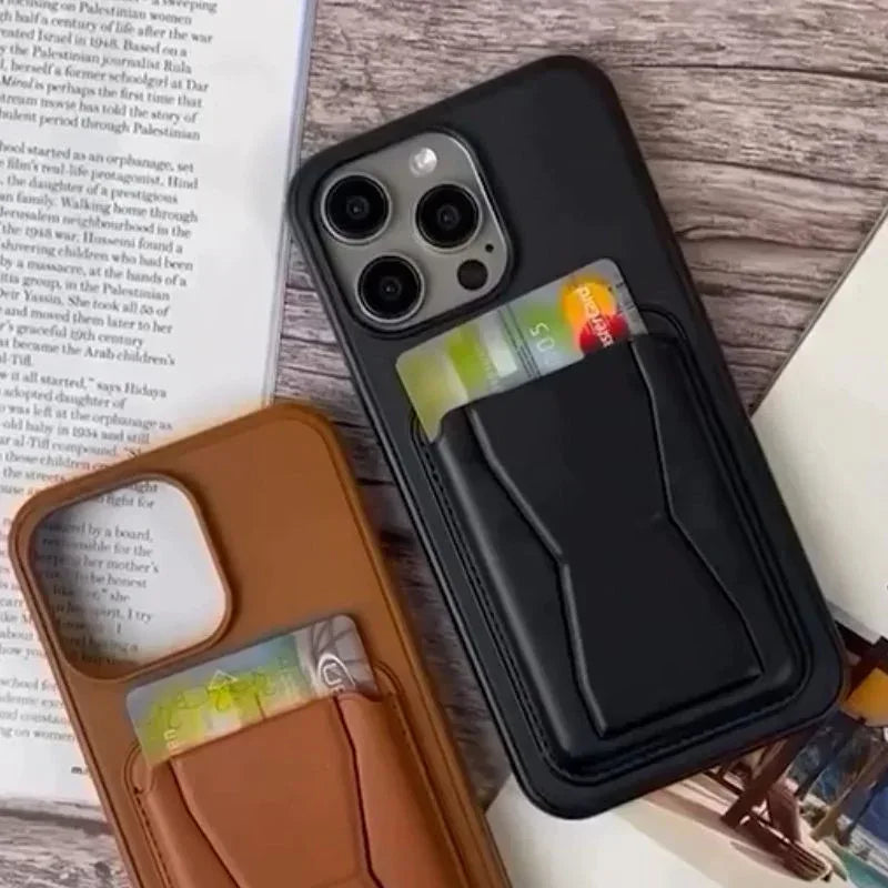 HDD Fionke Stand Leather Case iPhone 13 Pro Max - Three