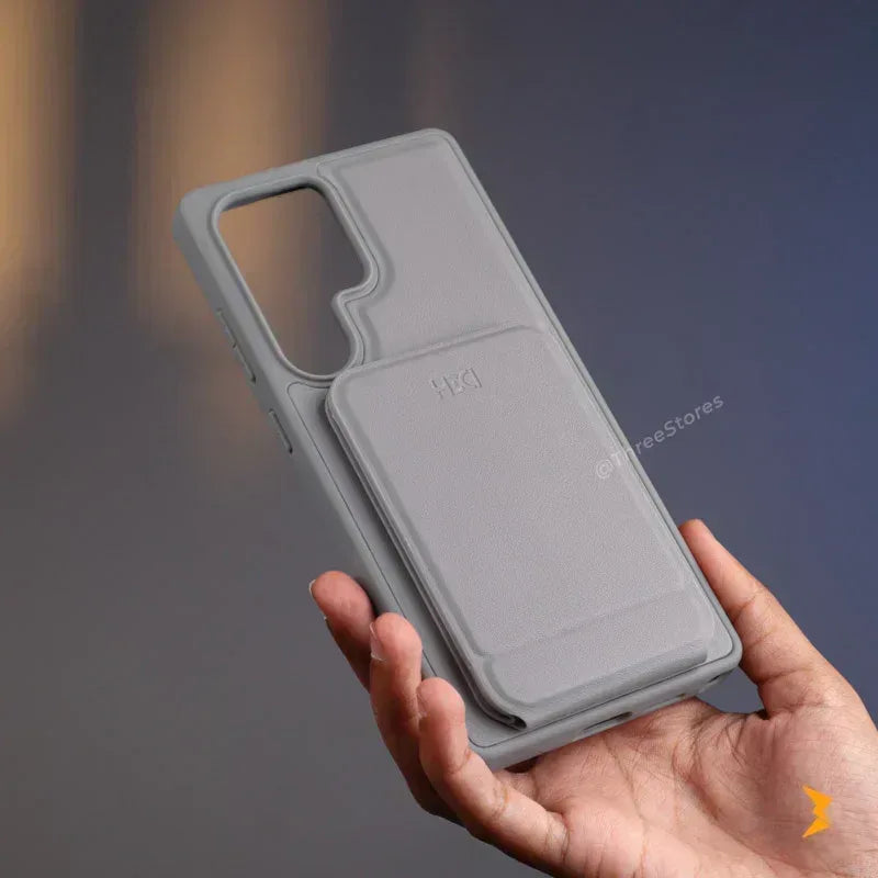 HDD Fixon Magnetic Stand Case Samsung S25 Ultra - Three