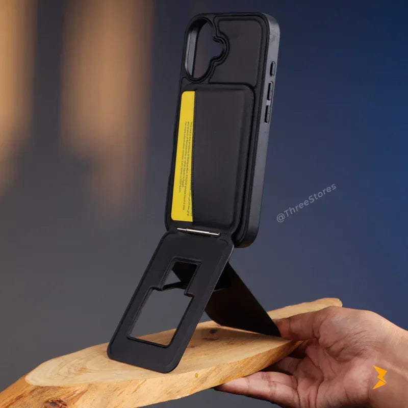 HDD Fixon Magnetic Stand Case iPhone 16 - Three