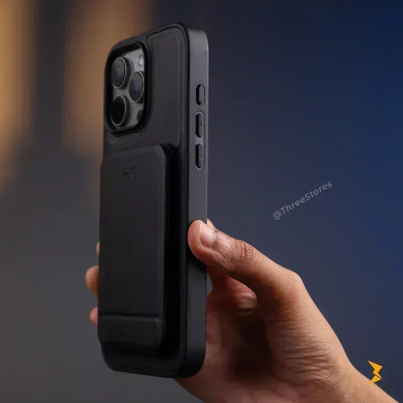 HDD Fixon Magnetic Stand Case iPhone 14 Pro Max - Three