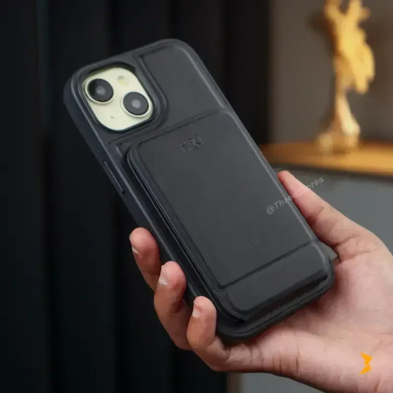 HDD Fixon Magnetic Stand Case iPhone 15 - Three