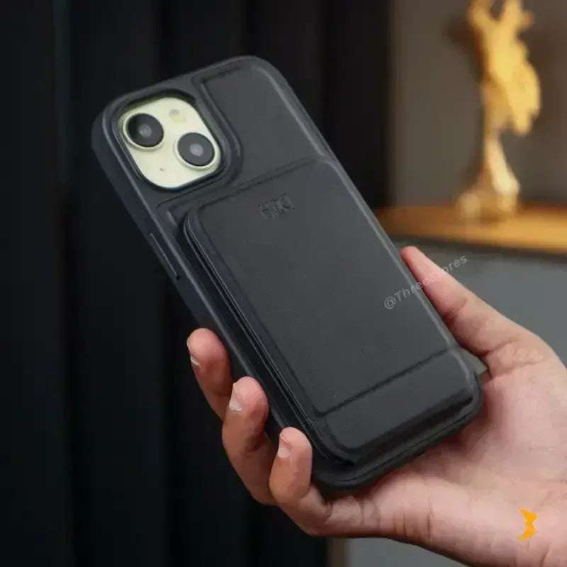 HDD Fixon Magnetic Stand Case iPhone 15 - Three