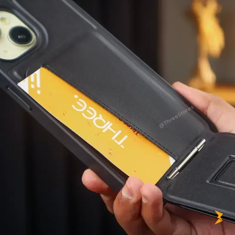 HDD Fixon Magnetic Stand Case iPhone 15 - Three