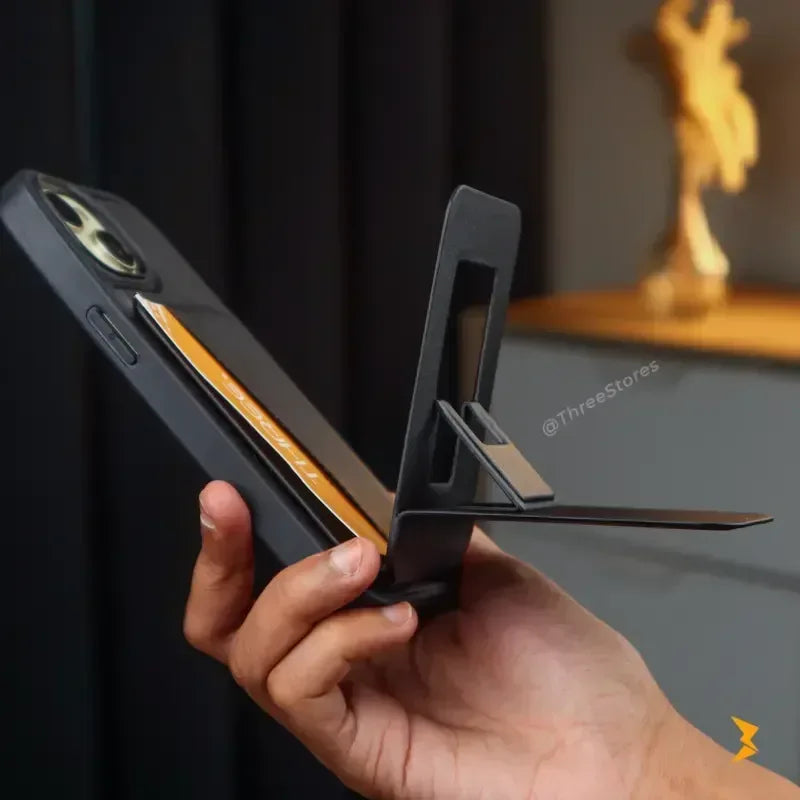 HDD Fixon Magnetic Stand Case iPhone 15 - Three