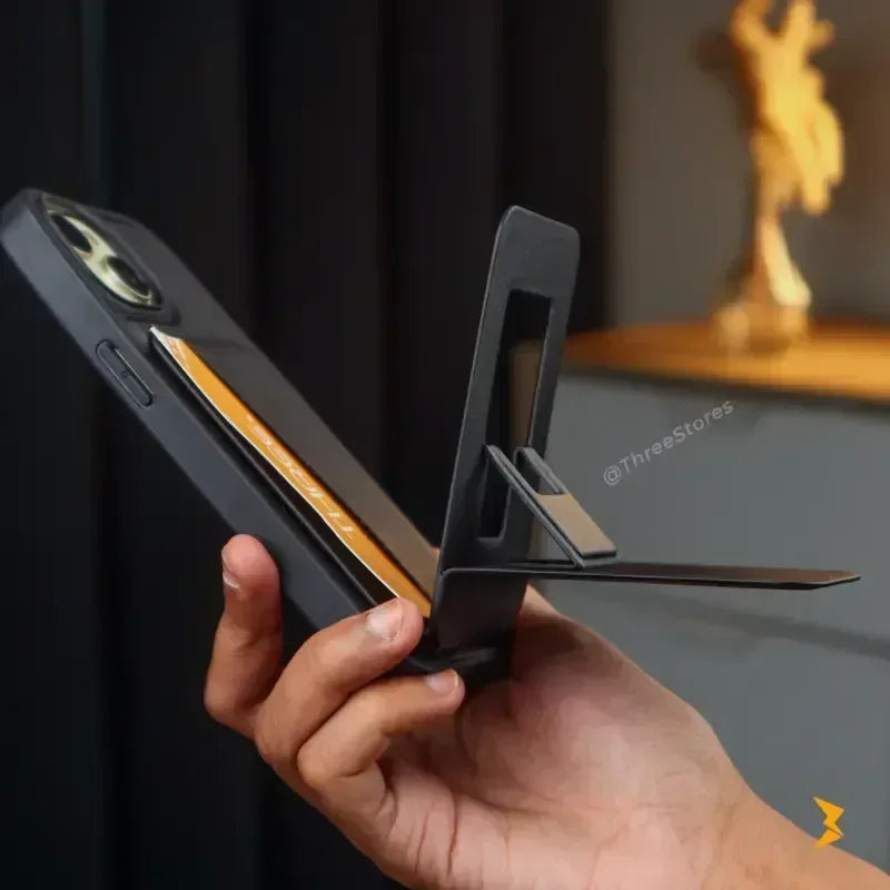 HDD Fixon Magnetic Stand Case iPhone 15 - Three