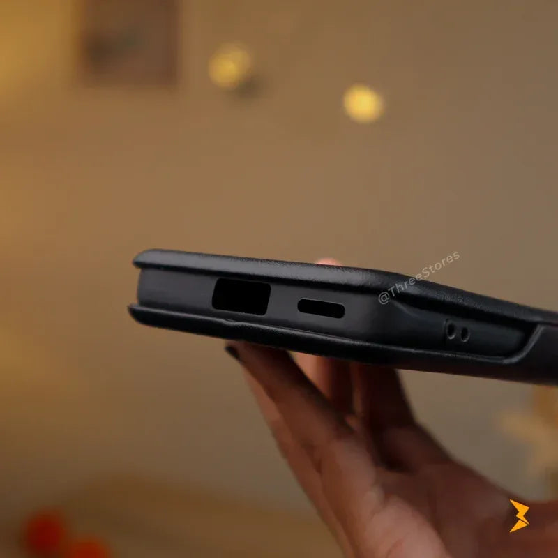 HDD Flip Wallet Leather Case Honor X9c - Three