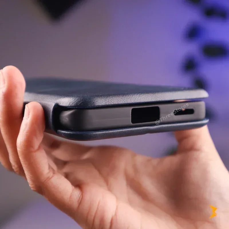 HDD Flip Wallet Leather Case Honor X9c - Three