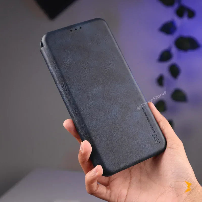 HDD Flip Wallet Leather Case Honor X9c - Three