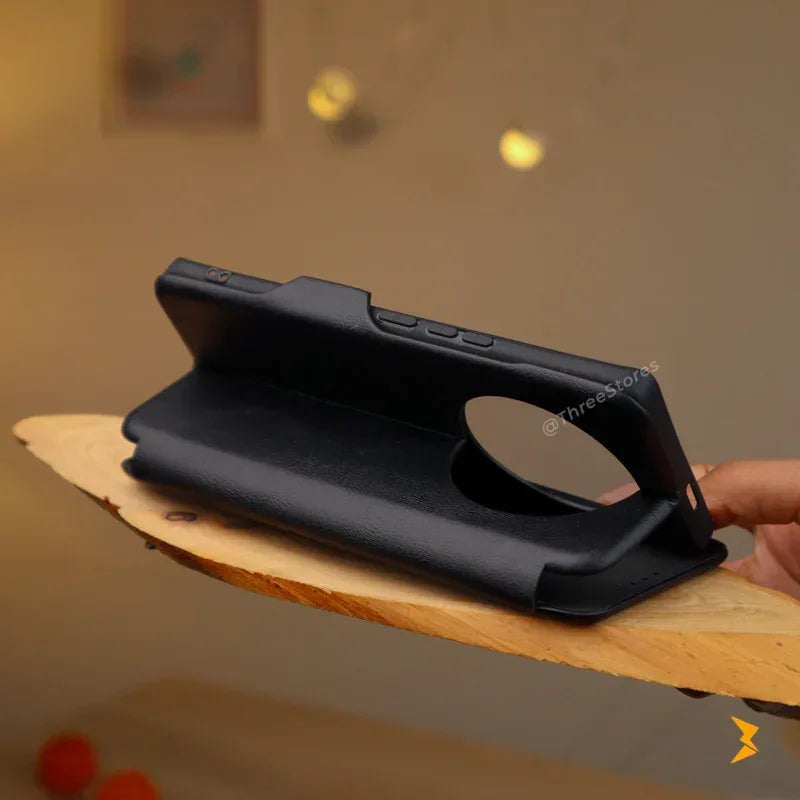 HDD Flip Wallet Leather Case Honor X9c - Three