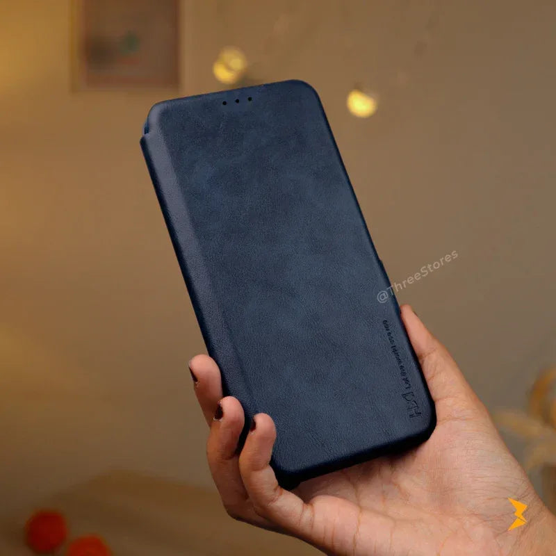 HDD Flip Wallet Leather Case Honor X9c - Three