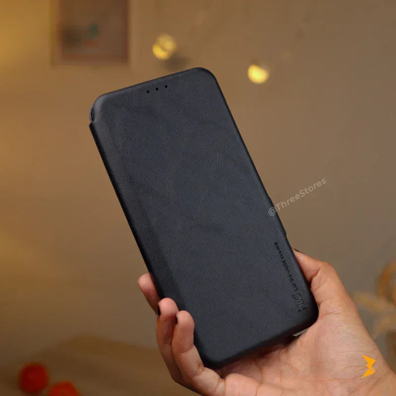 HDD Flip Wallet Leather Case Honor X9c - Three