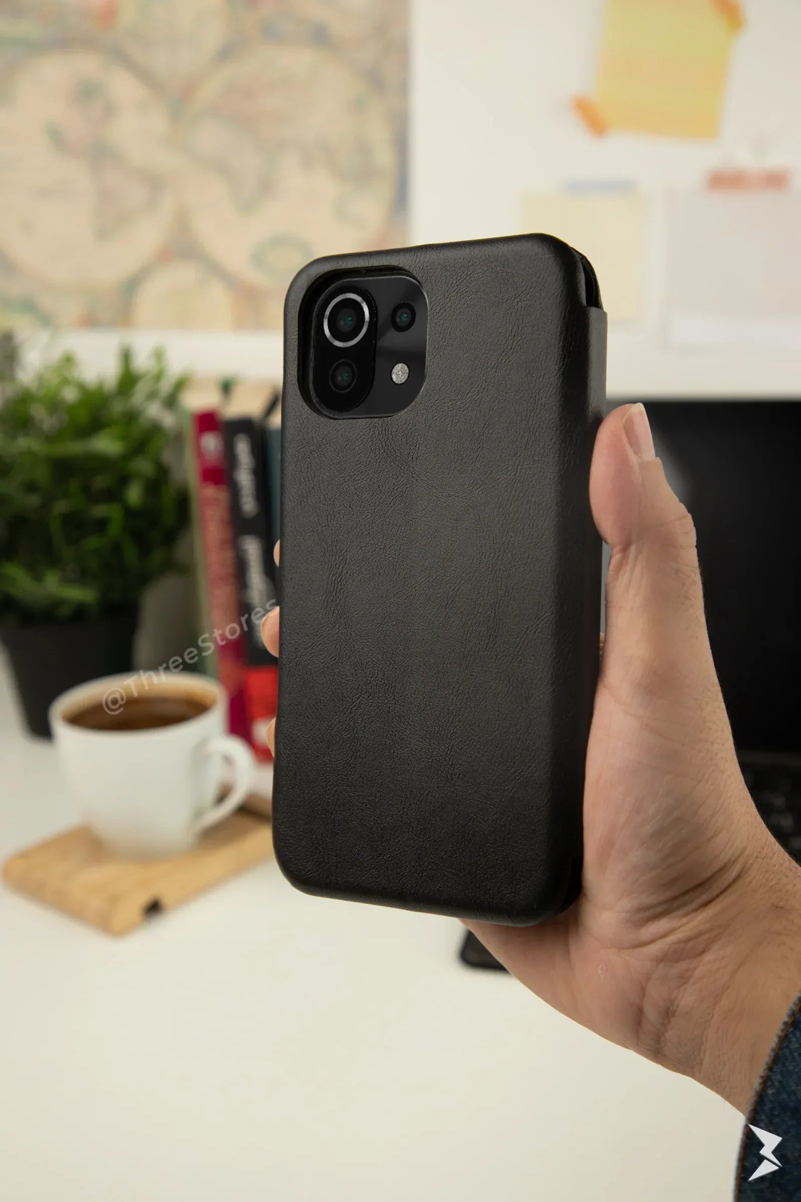 HDD Flip Wallet Leather Case Xiaomi Mi 11 Lite - Three