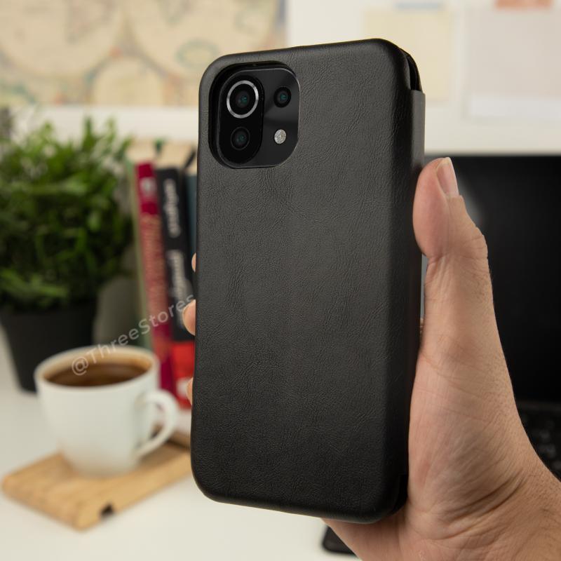 HDD Flip Wallet Leather Case Xiaomi Mi 11 Lite - Three