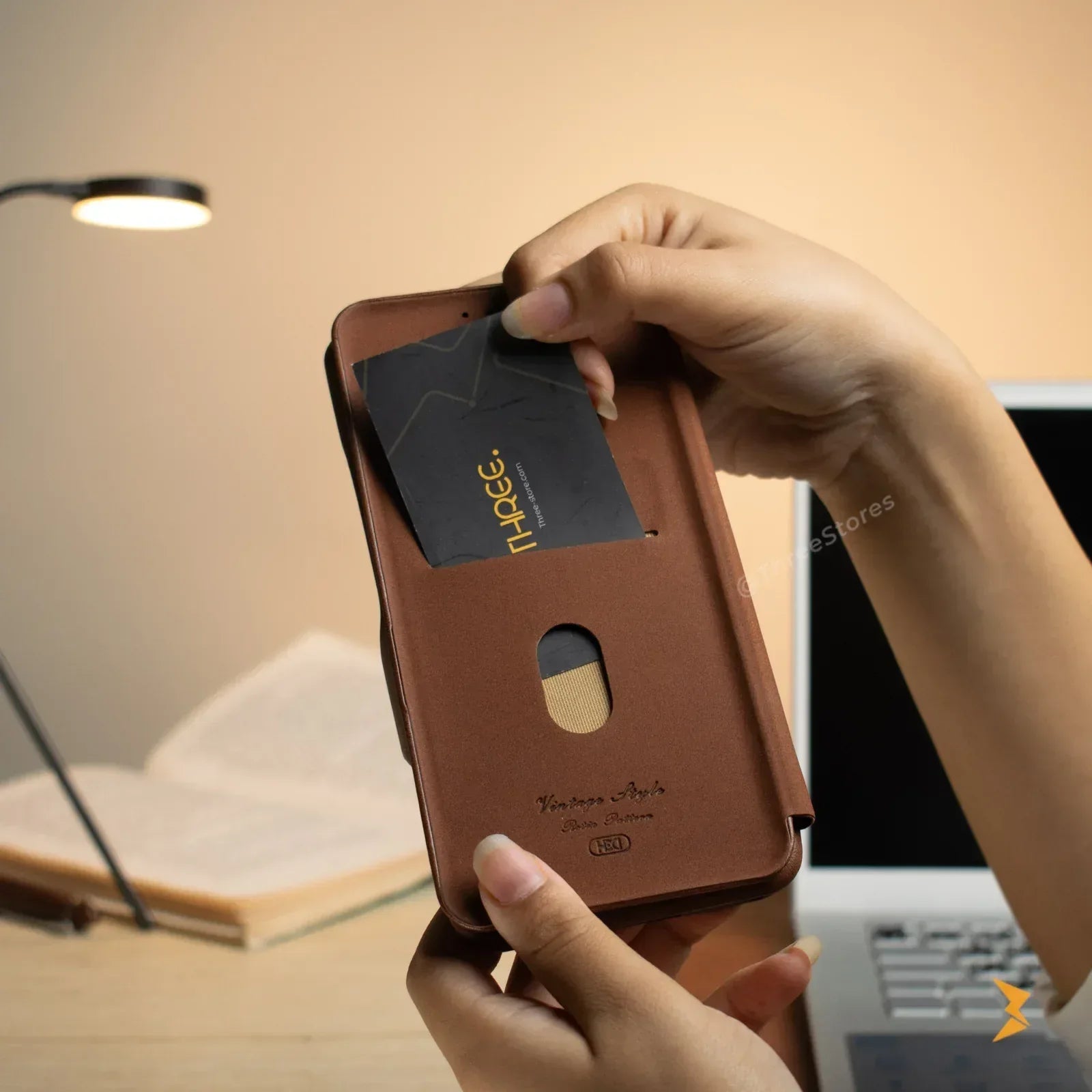 HDD Flip Wallet Leather Case Oppo Reno 10 - Three