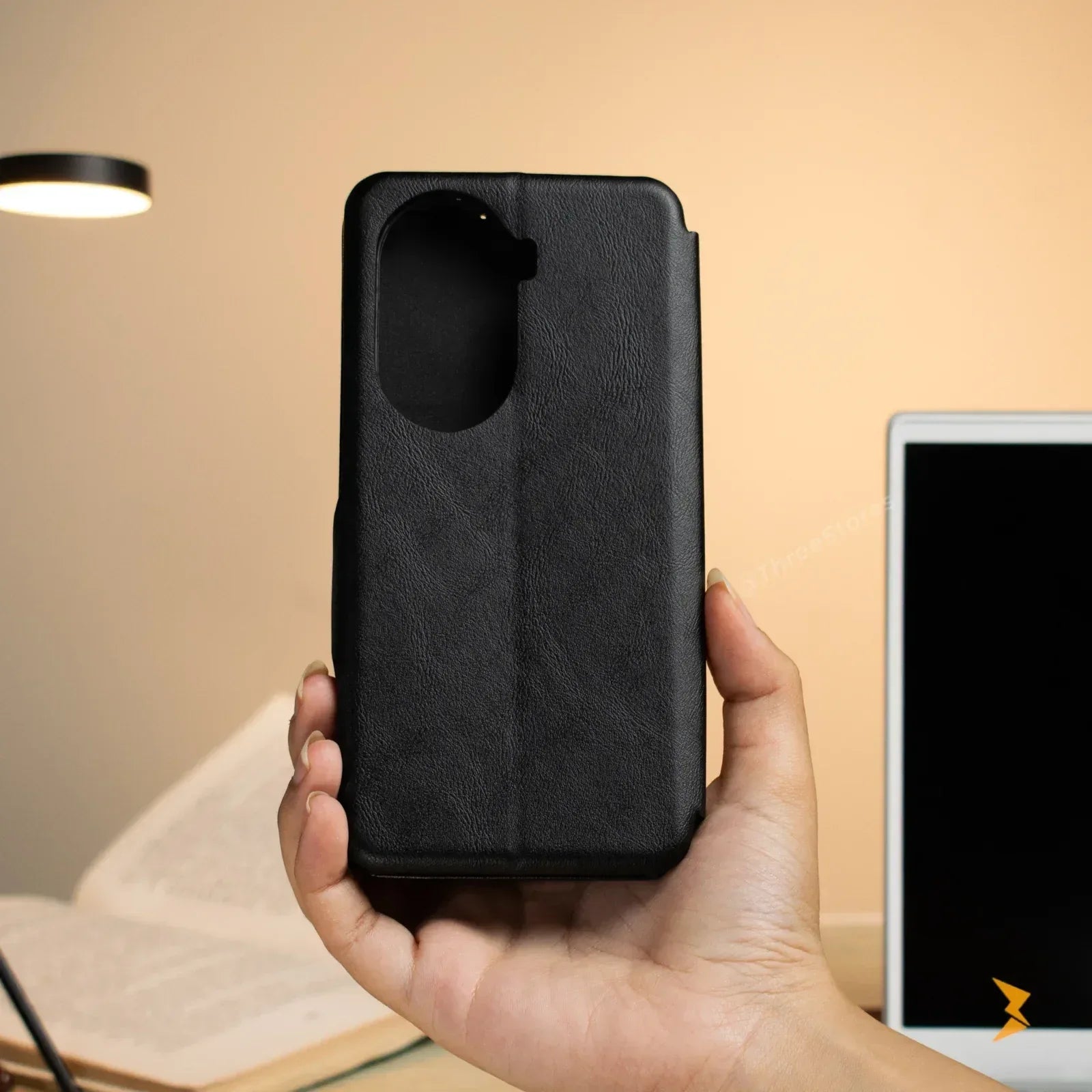 HDD Flip Wallet Leather Case Oppo Reno 11 - Three