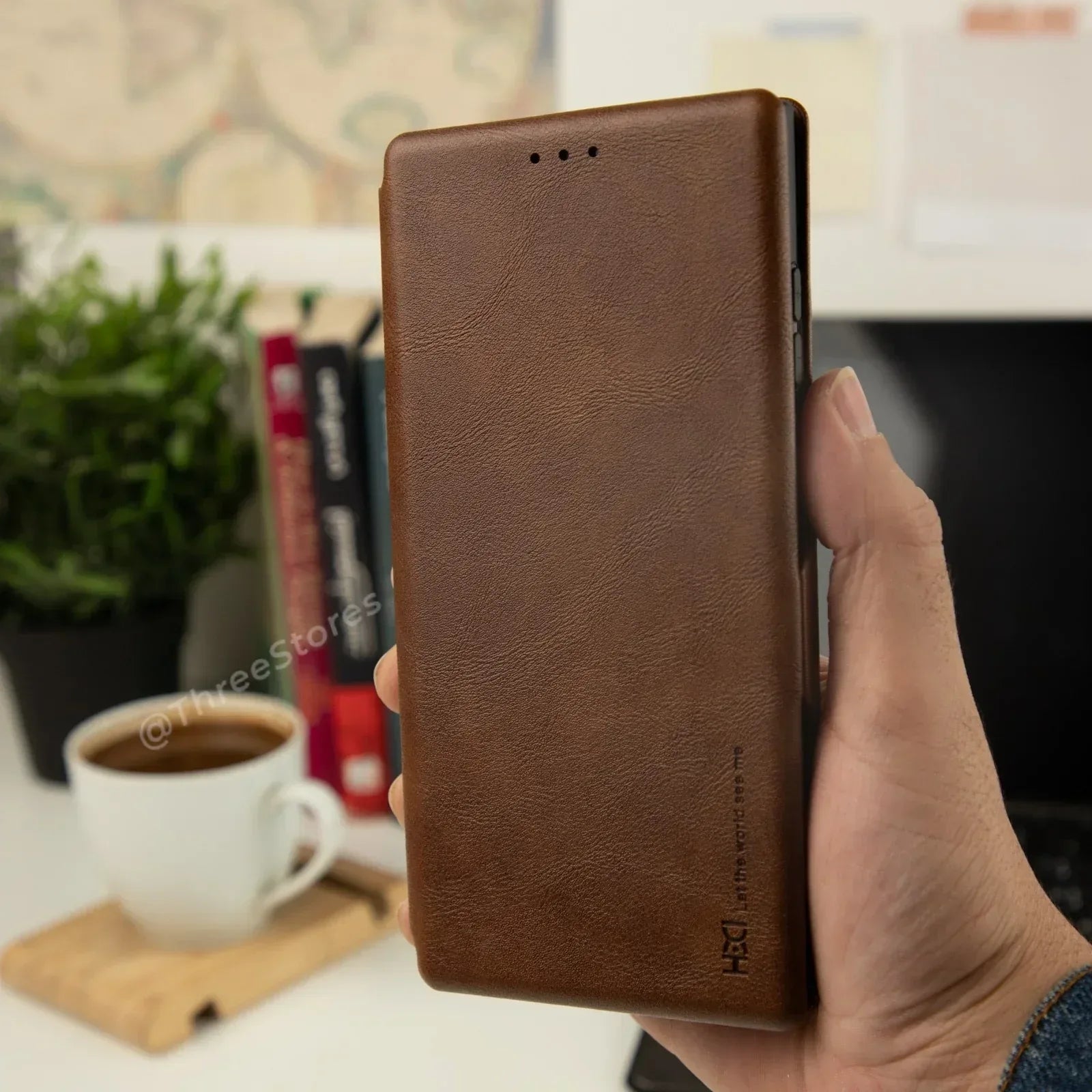 HDD Flip Wallet Leather Case Samsung S22 Ultra - Three