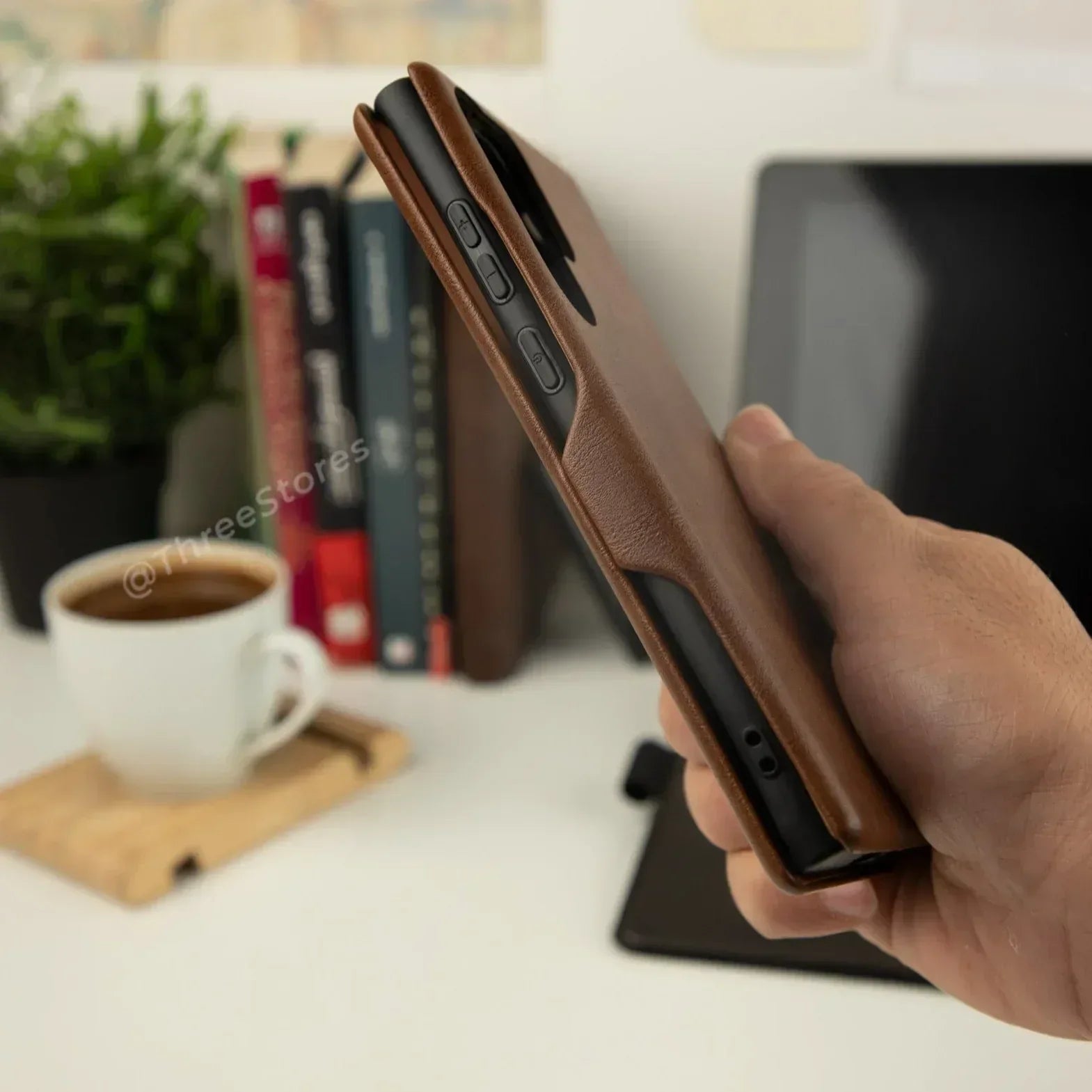 HDD Flip Wallet Leather Case Samsung S22 Ultra - Three