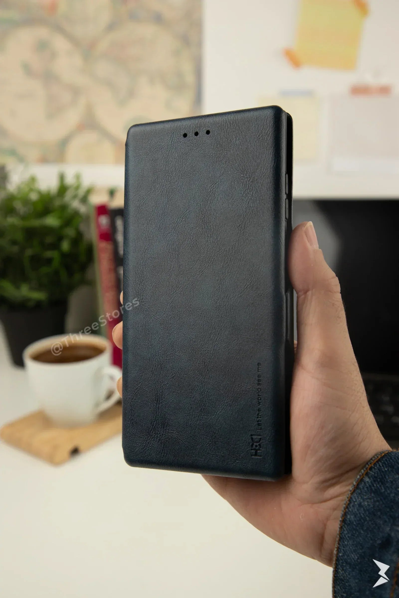 HDD Flip Wallet Leather Case Samsung S22 Ultra - Three