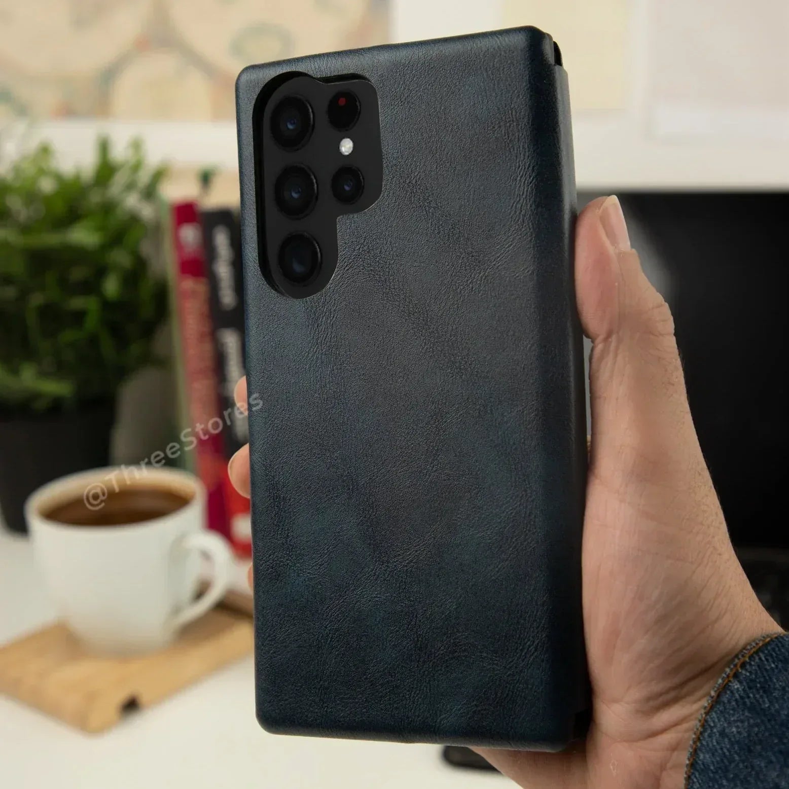 HDD Flip Wallet Leather Case Samsung S23 Ultra - Three