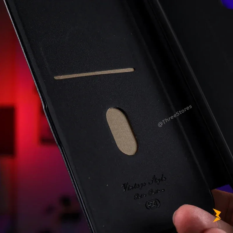 HDD Flip Wallet Leather Case Samsung S21 Ultra - Three