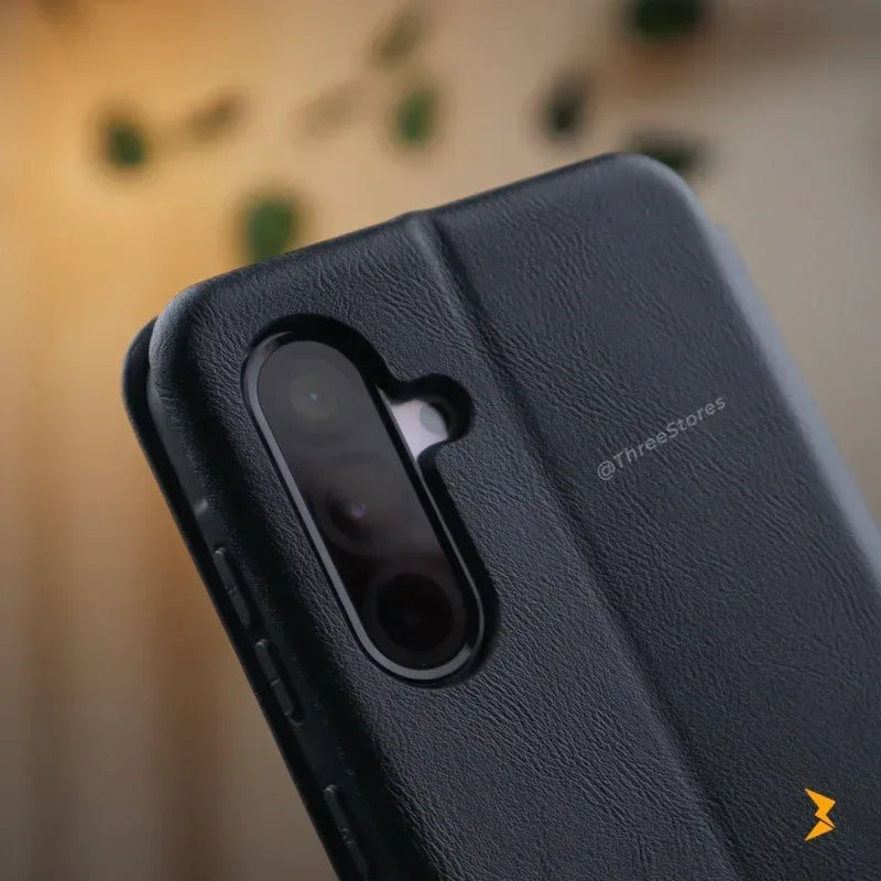 HDD Flip Wallet Leather Case Samsung A36 - Three