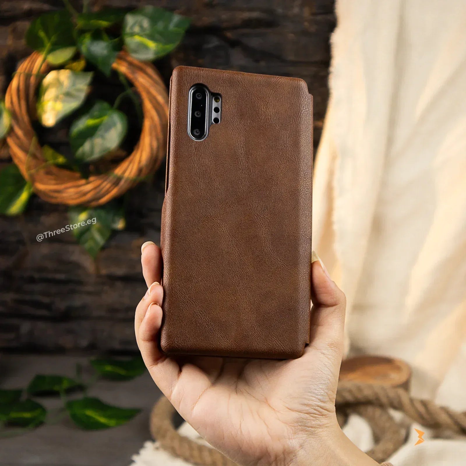 HDD Flip Wallet Leather Case Samsung Note 10 Plus - Three