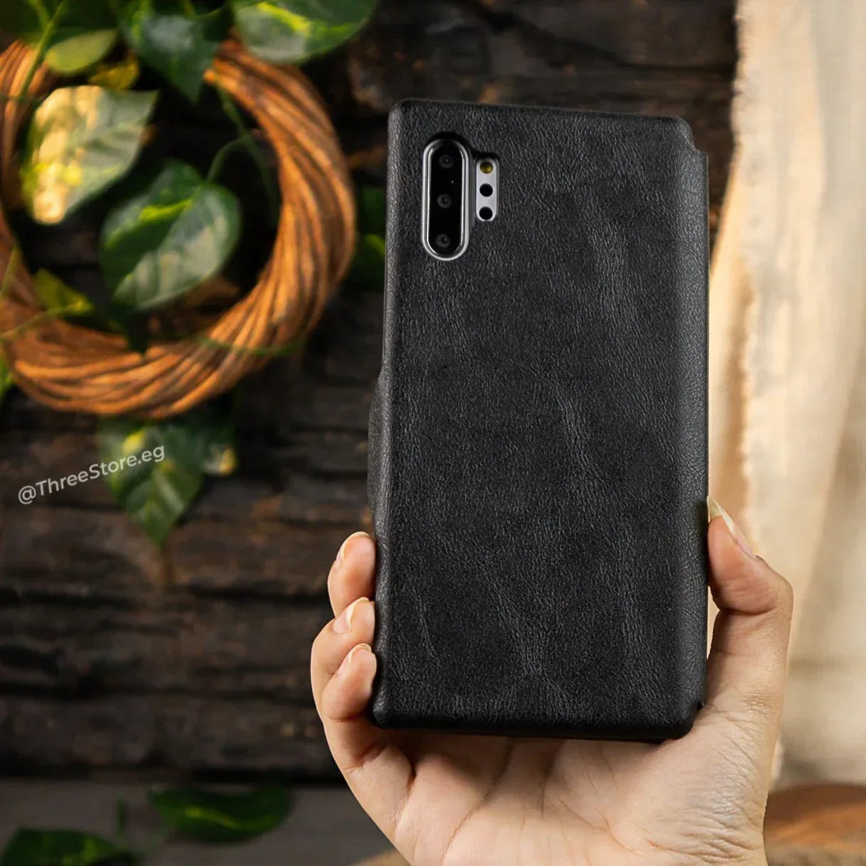 HDD Flip Wallet Leather Case Samsung Note 10 Plus - Three