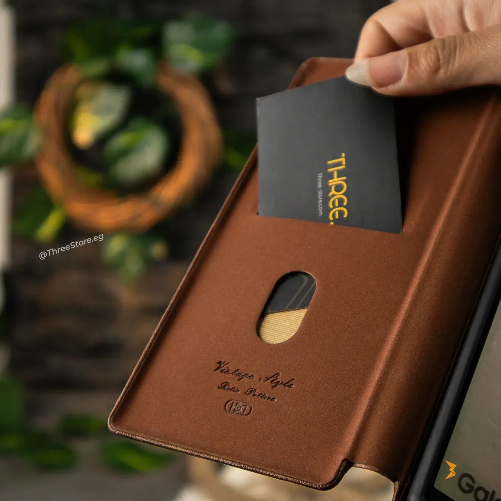 HDD Flip Wallet Leather Case Samsung Note 10 Plus - Three