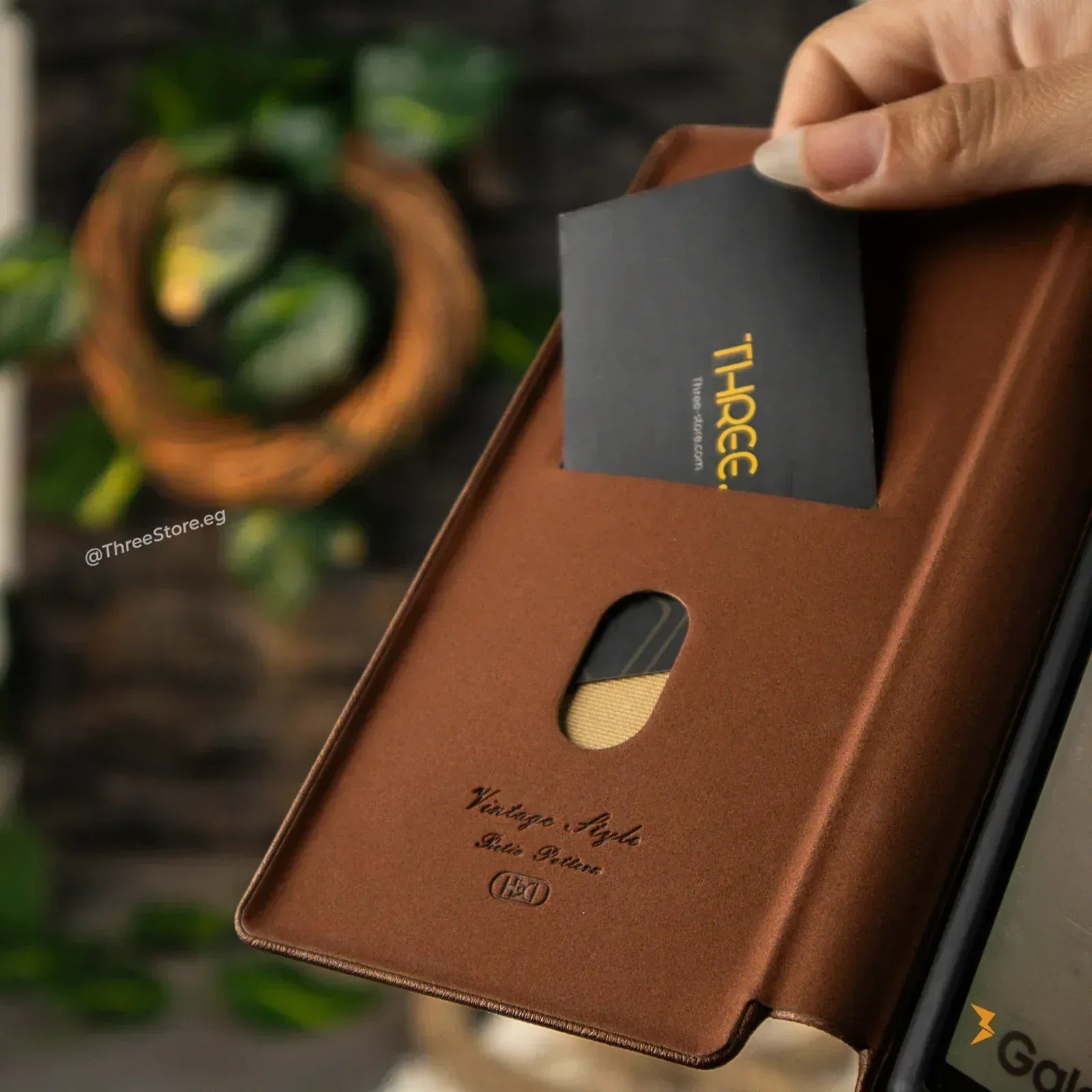 HDD Flip Wallet Leather Case Samsung Note 10 Plus - Three