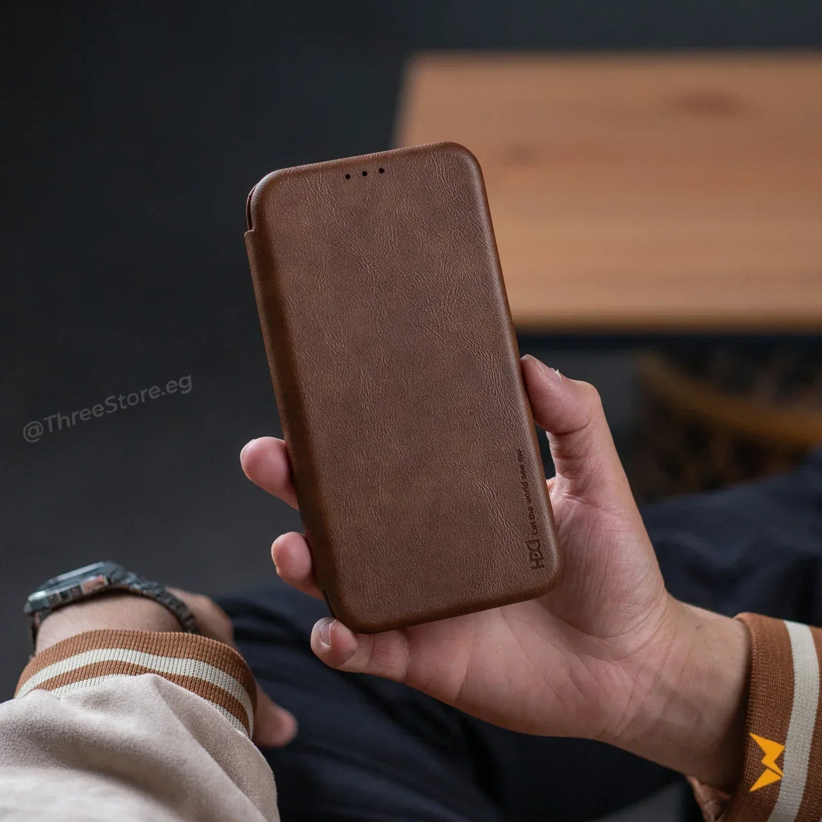 HDD Flip Wallet Leather Case Samsung A55 - Three