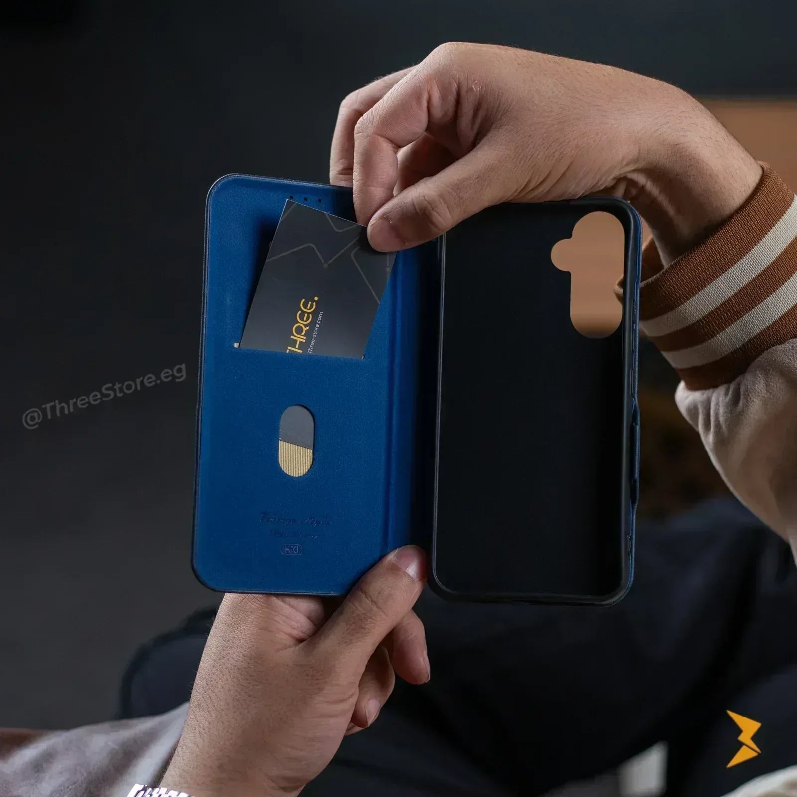 HDD Flip Wallet Leather Case Samsung A56 - Three