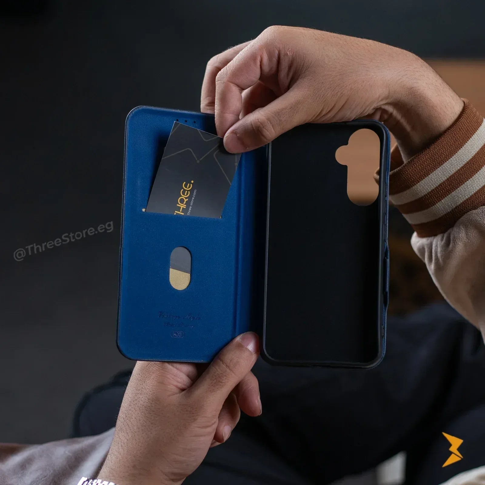 HDD Flip Wallet Leather Case Samsung A34 - Three