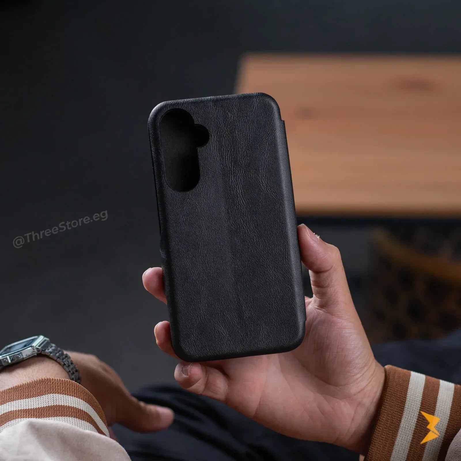 HDD Flip Wallet Leather Case Samsung A55 - Three