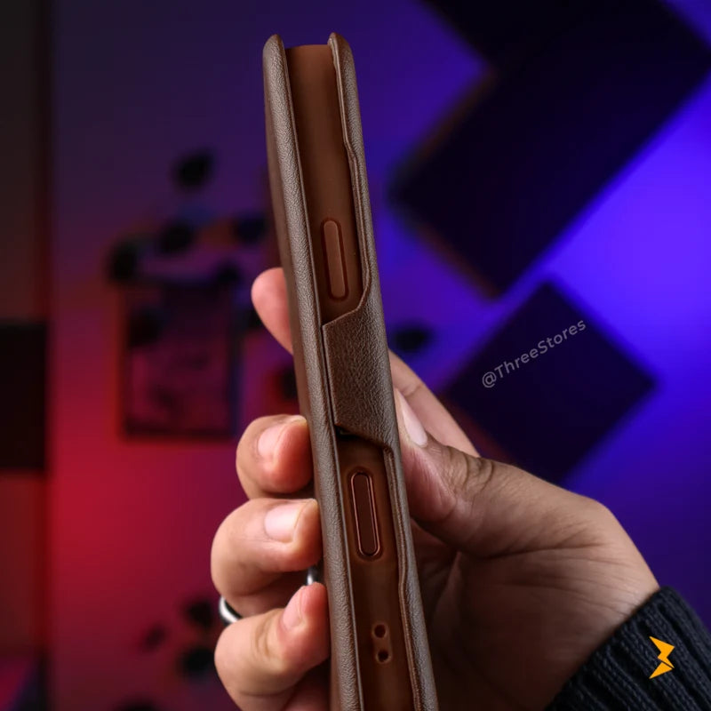 HDD Flip Wallet Leather Case iPhone 17 Pro Max