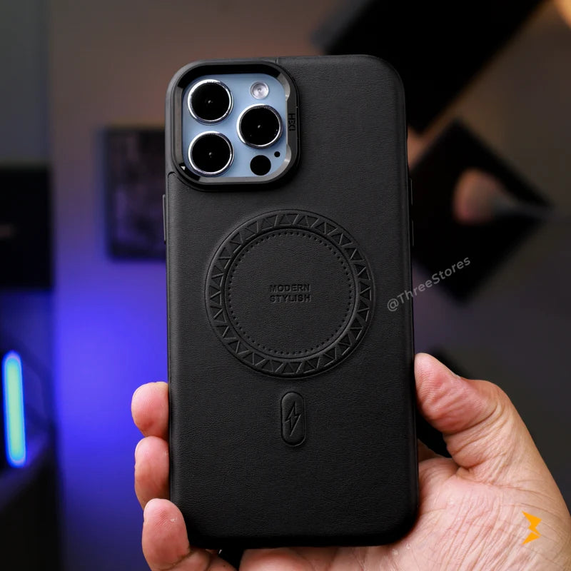 HDD Leather Cam Stand Case iPhone 13 Pro Max