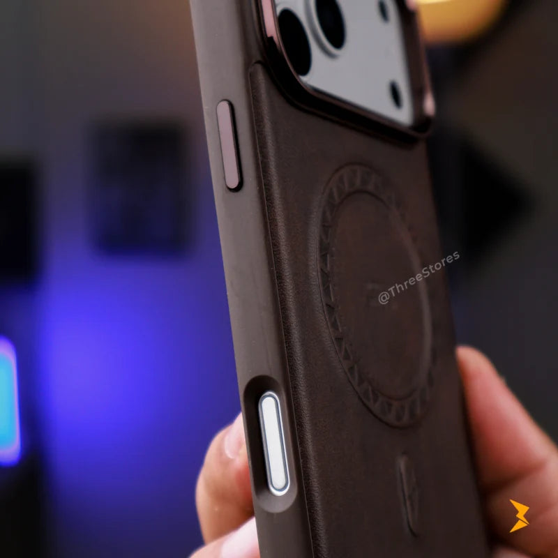 HDD Leather Cam Stand Case iPhone 17 Pro Max