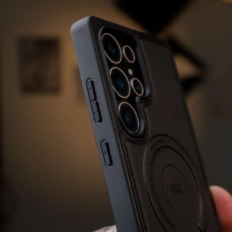 HDD Leather Dots Magsafe Case Samsung S23 Ultra