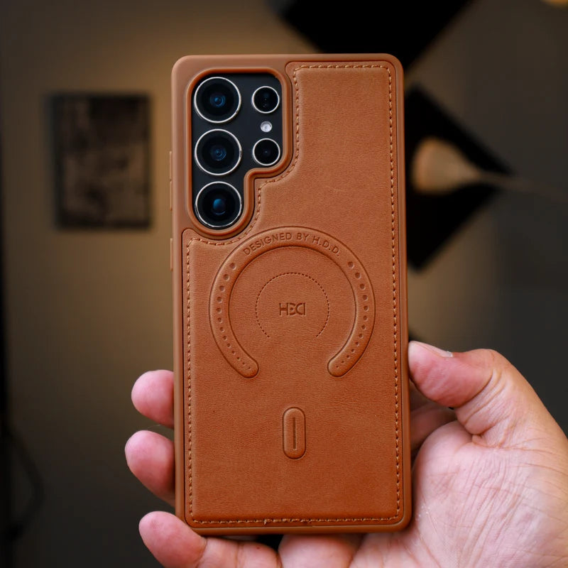 HDD Leather Dots Magsafe Case Samsung S23 Ultra