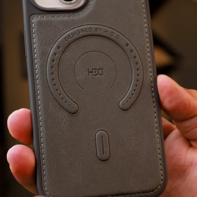 HDD Leather Dots Magsafe Case iPhone 15