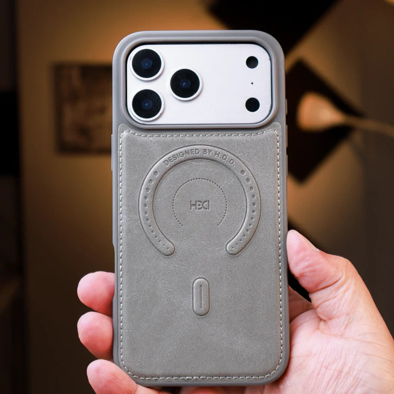 HDD Leather Dots Magsafe Case iPhone 17 Pro Max