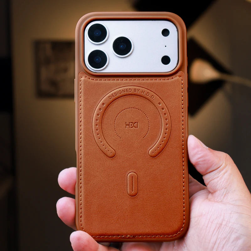 HDD Leather Dots Magsafe Case iPhone 17 Pro Max