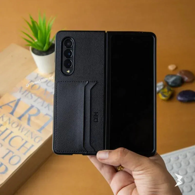 HDD Leather Pocket Case Samsung Z Fold 4 - Three